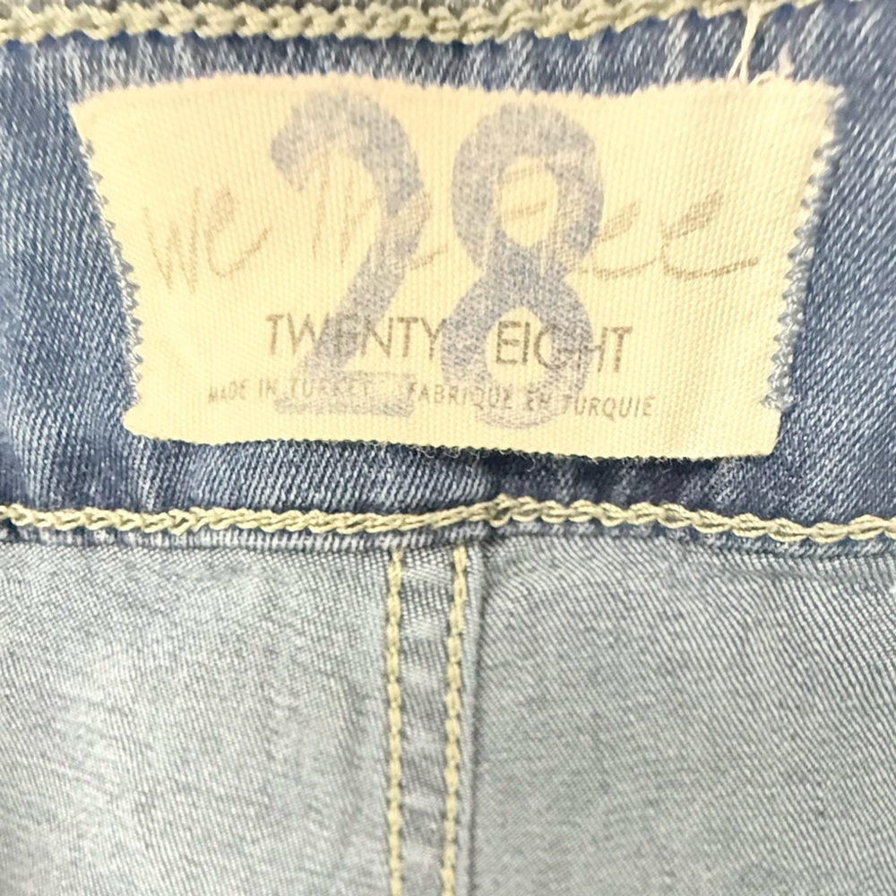 We the free Float On Flare Extreme Bell Bottoms Retro Med Rinse High Rise - Picture 8 of 14